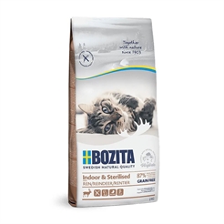 Bozita Indoor & Sterilised Kattefoder med Rensdyr